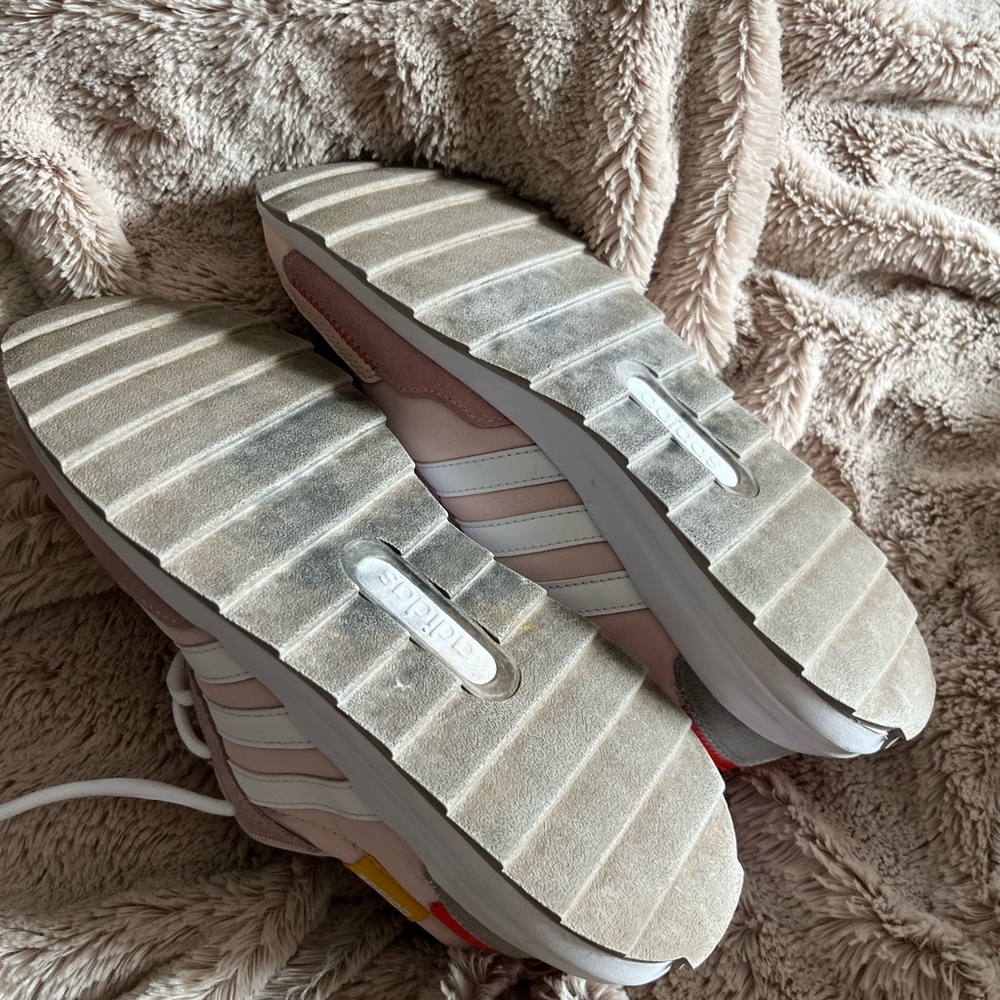 Adidas Light Pink and White Shoes - Picture 11 of 14